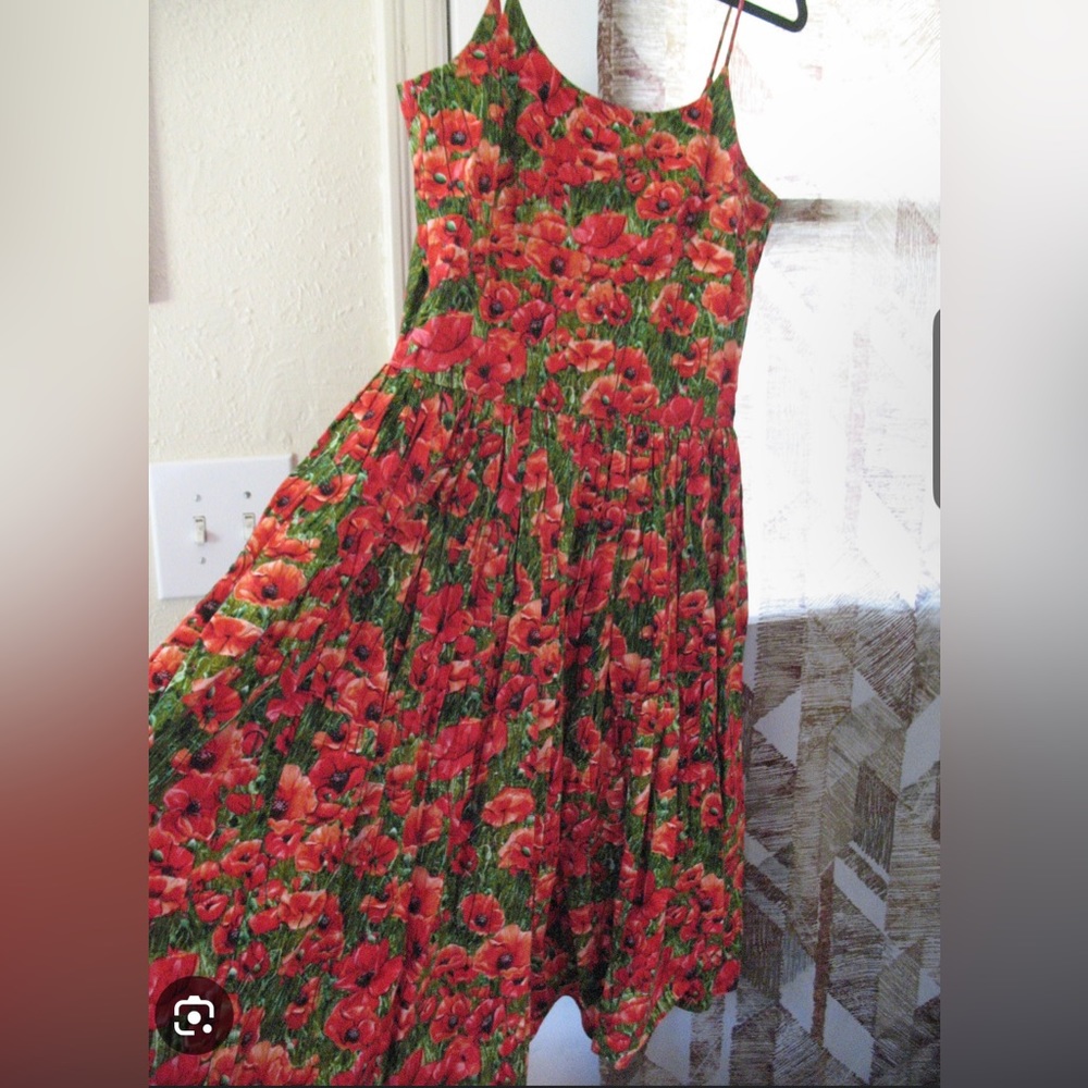 Bernie Dexter Chelsea Dress in Poppies XL